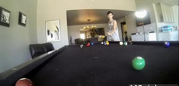  Boy fucks teen gay first time Pool Cues And Balls At The Ready